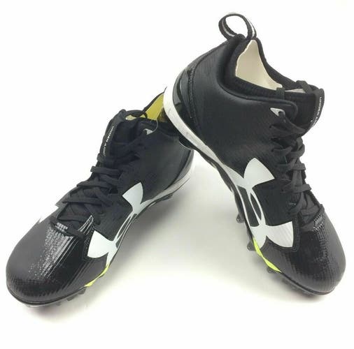 Under Armour Spine Fierce MC Football Cleat  Men's Shoe Size 9 Black 1269740