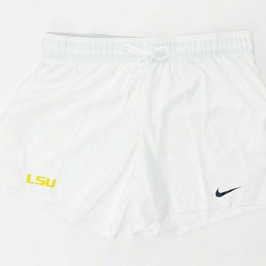 Nike LSU Tigers Team Dry Attack Short Women's Medium White CJ1786 Black Football