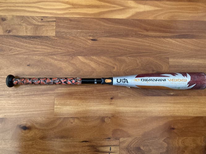 Used Kid Pitch (9YO-13YO) 2018 DeMarini Hybrid Voodoo Balanced Bat (-10) 18 oz 28"