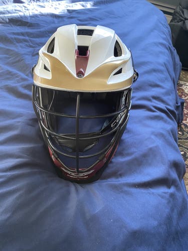 White Adult Player's Cascade S Helmet