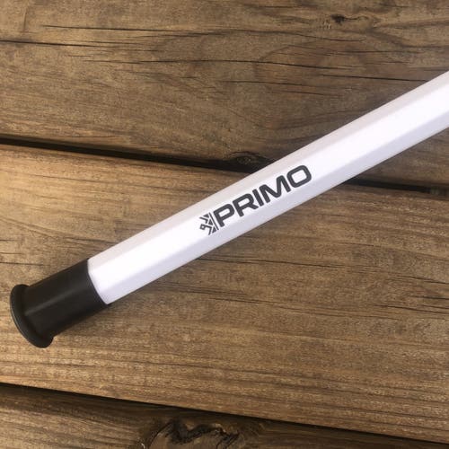 Primo Absolute Carbon Composite Lacrosse Shaft - 30" (Grit Finish) - White