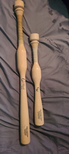 Used CamWood training bats