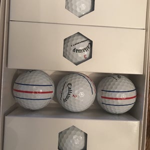 White New Callaway 12 Pack (1 Dozen) Chrome soft x Balls
