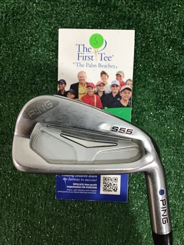 Ping S-55 Blue Dot Single 4 Iron With Project X 6.0 Stiff Steel Shaft