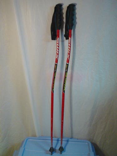100cm Swix Jr GS Poles with Bend and Cone Baskets – 100cm/39” – Red