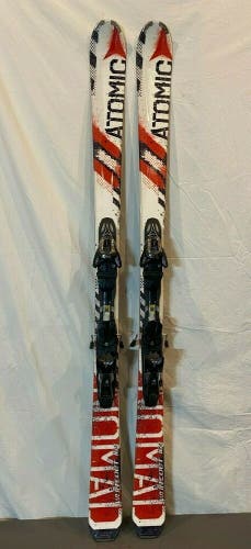 Atomic Nomad Whiteout 164cm 121-77-105 r=14.5m Skis w/XCO 10 Adjustable Bindings