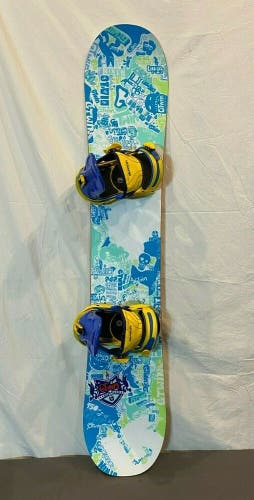 Burton G-Twin 150cm Twin-Tip Freestyle Women's Snowboard w/Mission Bindings