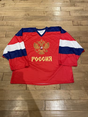Team Russia World Cup Of Hockey Goalie Cut Jersey