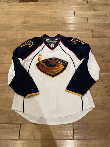 Brand New Atlanta Thrashers Reebok Authentic Team Issued Game Jersey 52