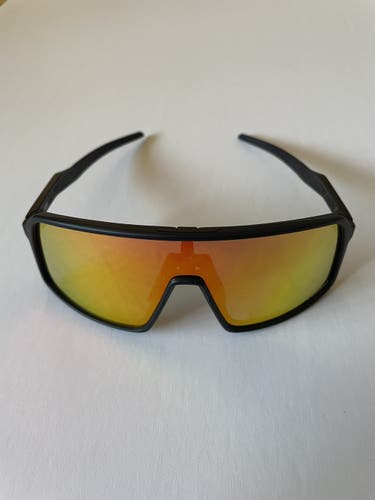 NEW Oakley Sutro Sunglasses - Black Frame w/ Red Multilayer Lens