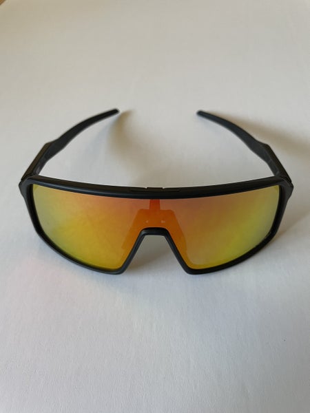 NEW Oakley Sutro Sunglasses - Black Frame w/ Red Multilayer Lens