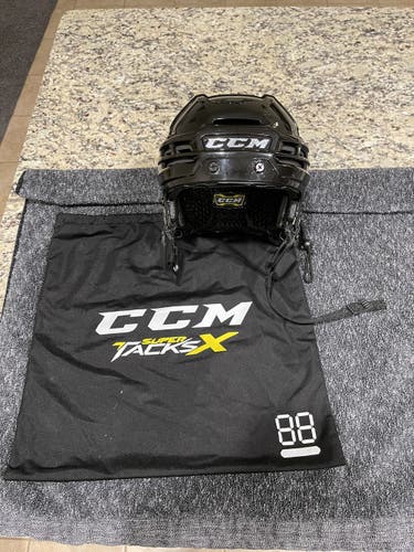 Black Used Large CCM Super Tacks X Helmet
