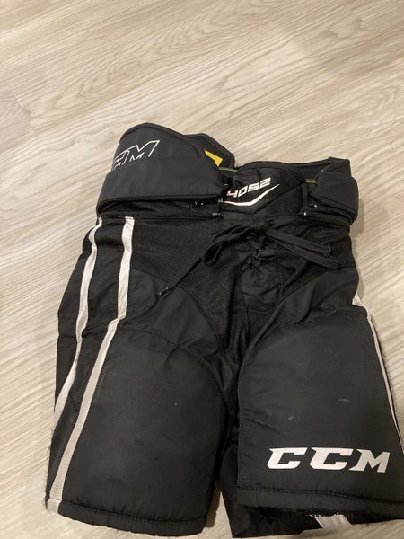 Black Junior Small CCM Tacks 4052 Hockey Pants
