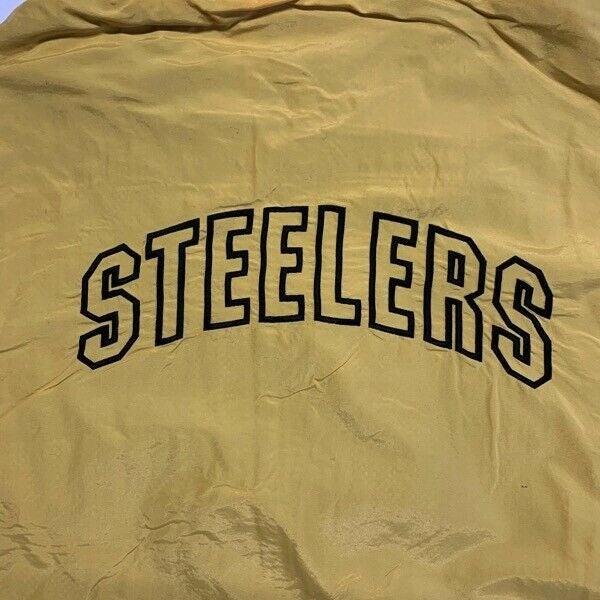 NFL, Jackets & Coats, Nfl Team Apparel Full Zip Black Yellow Steelers  Jacket Womens Medium