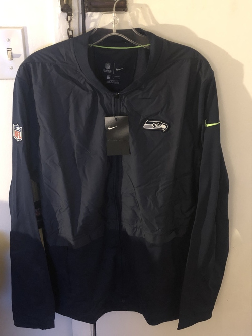Seattle Seahawks Nike men’s NFL sideline FZ jacket L