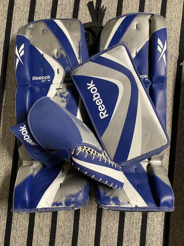 Blue Used 32" Regular  SR 1K Goalie Full Set