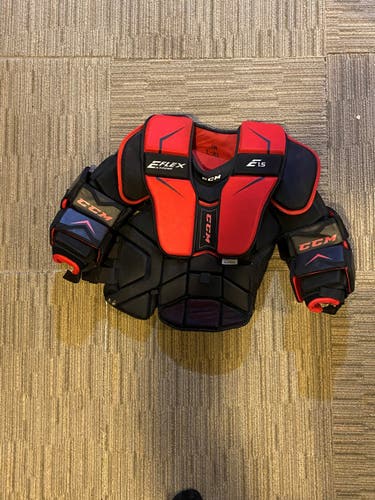 Junior Used Large CCM Extreme Flex E1.5 Goalie Chest Protector L/XL