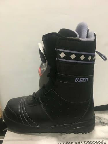 New Women's Size 6.0 Burton Snowboard Boots Adjustable Flex All Mountain