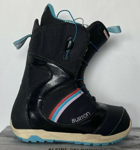 New Women's Size 8.5 Burton Snowboard Boots Adjustable Flex All Mountain