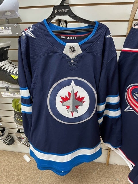 Winnipeg Jets Adidas Home Authentic Pro Jersey - Navy Nhl - Bluefink