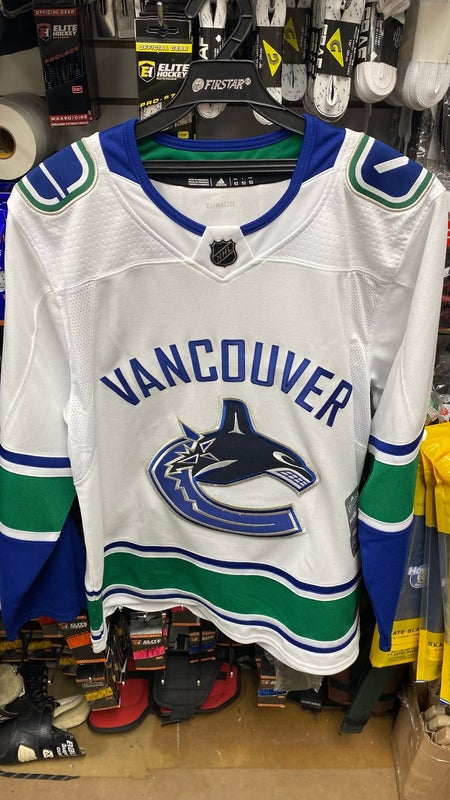 CCM Vancouver Canucks Bure #96 Retro Skate NHL Hockey Jersey L Authenic Air  Knit