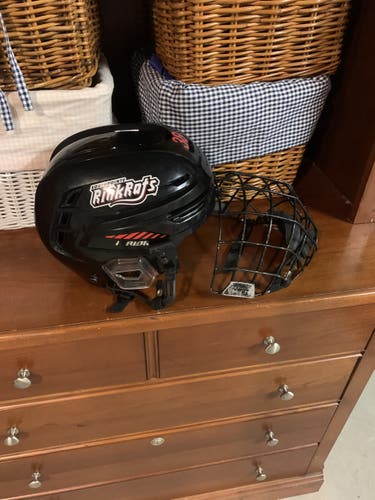 Black Used Medium Warrior Alpha One Helmet