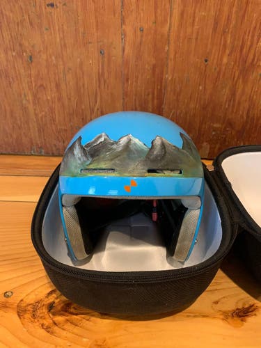 Blue Used Small POC Helmet