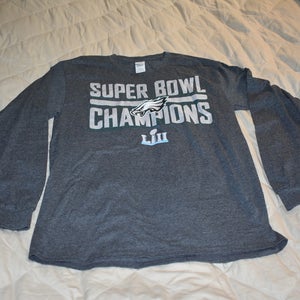 NFL Philadelphia Eagles Super Bowl LII Champions Long Sleeve Shirt, Medium