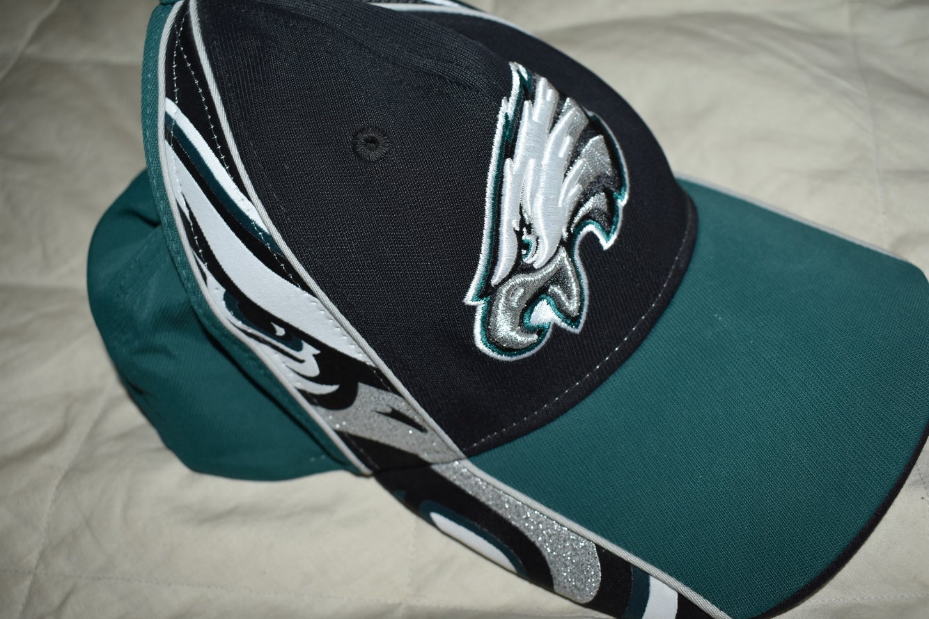 Reebok NFL Philadelphia Eagles On Field Hat Nylon Grip Cap Team Apparel  Football