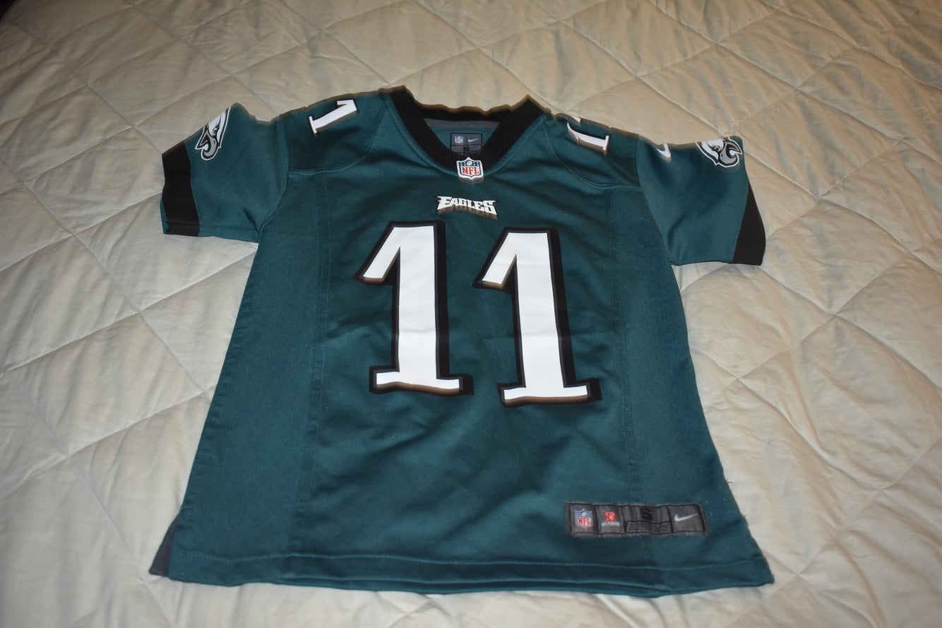 Philadelphia Eagles Carson Wentz #11 Jersey Size S Nike Dri-Fit Color Rush  B51