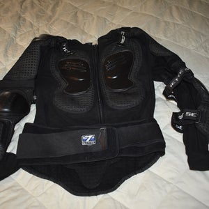 7 Sette Rider Body Armor Jacket /Motocross Chest/Back Protector, Medium