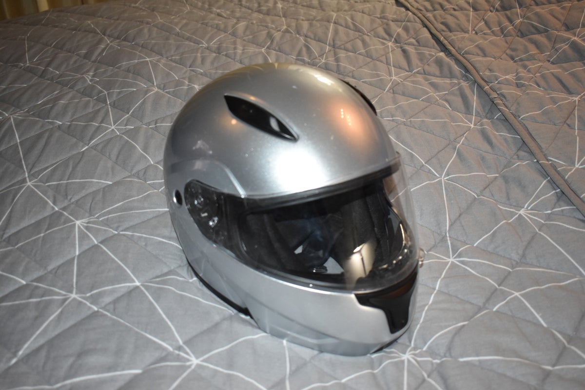 HJC CL-MAX2 Full Face Helmet, Silver, Small