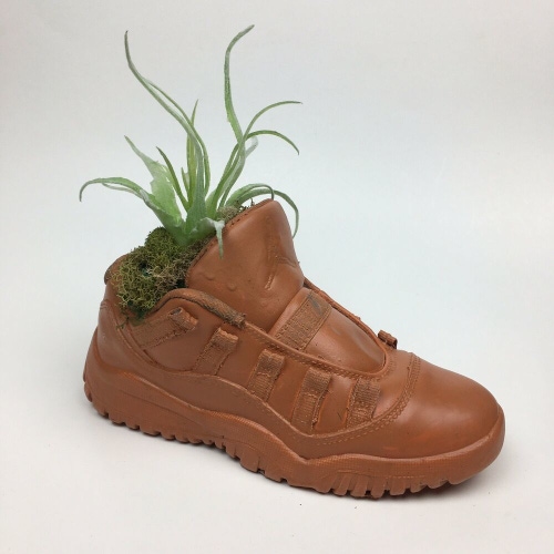 Handmade Jordan XI (11) Sneaker Shoe Planter (Terracotta)