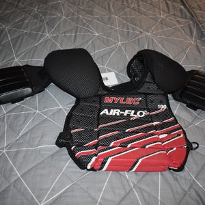 NEW - Mylec Air-Flo SP-190 Hockey Street Goalie Chest/Shoulder Pads - With Tags!
