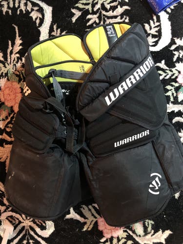 Black Intermediate Large Warrior  Goalie Pants