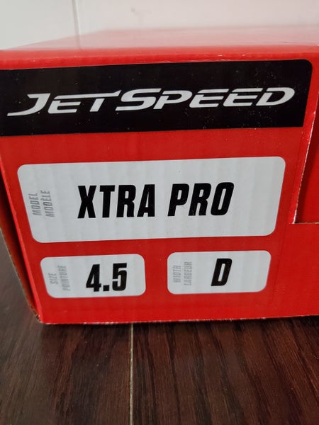 Junior Used CCM JetSpeed XTRA PRO Hockey Skates Regular Width Size 4.5