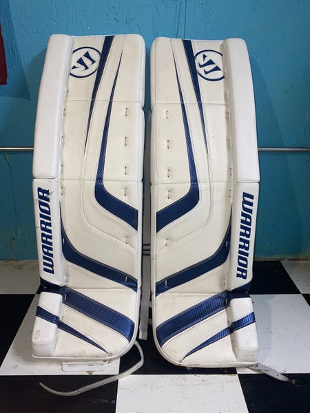White Senior 36" Warrior Ritual Pro Goalie Leg Pads