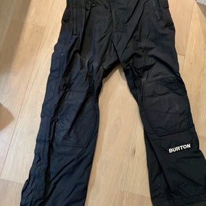 Black Unisex Large Burton Pants