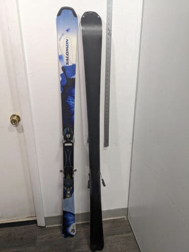 Salomon Siam SC Skis w/Salomon Bindings Size 154cm Blue Used