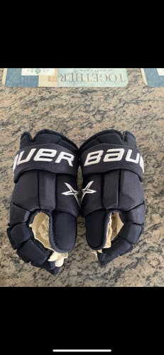 Blue New Bauer Vapor 2X Pro 14" Pro Stock Gloves