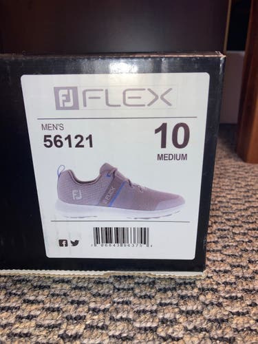 FootJoy Flex Golf Shoes 2021 - Grey/Blue