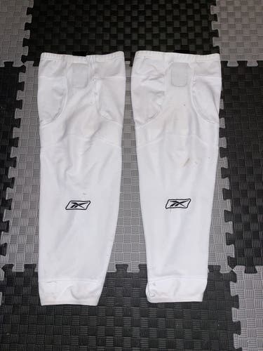 White Senior Reebok Hockey Socks