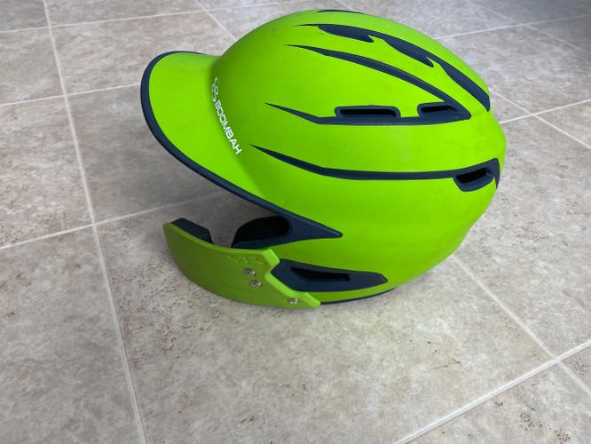 Green New 7 Boombah Batting Helmet