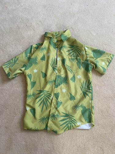 Green Adult Large Hawaiian Shirt