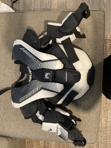 Used Large Bauer Pro Stock Goalie Chest Protector