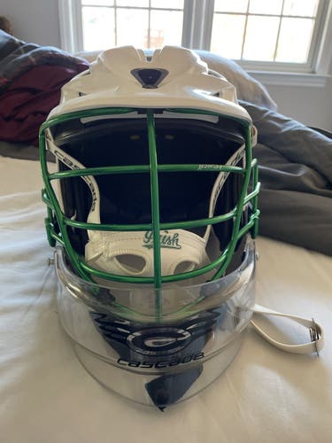 Notre Dame Team Issued St. Patricks Goalie helmet