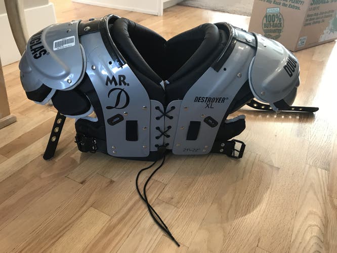 New Extra Large Douglas Destroyer MR. D Shoulder Pads