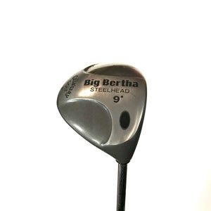 Used Callaway Big Bertha Steelhead 9.0 Degree Steel Regular Golf Drivers