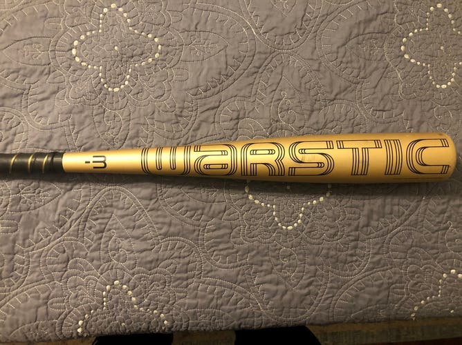 Used 2021 Alloy (-3) 28 oz 31" Bonesaber Anniversary Gold Edition Bat