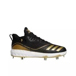 Black New Adult Men's Size 9.5 (Women's 10.5) Metal Adidas Low Cut